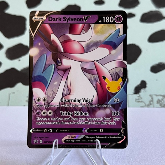 Pokemon Other - Dark Sylveon V Pokémon Card Celebrations Black Star Promo